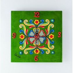 Orologio da parete Maiolica VERDE 2