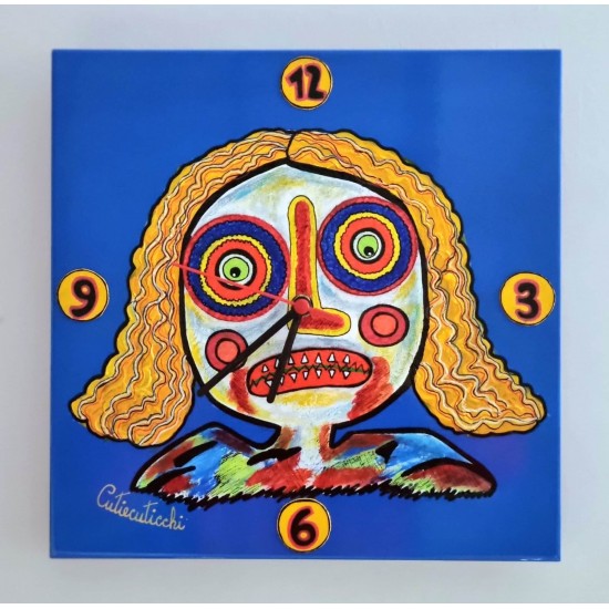 Orologio da parete crazy blonde
