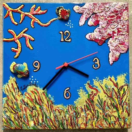 Orologio da parete Acquario3